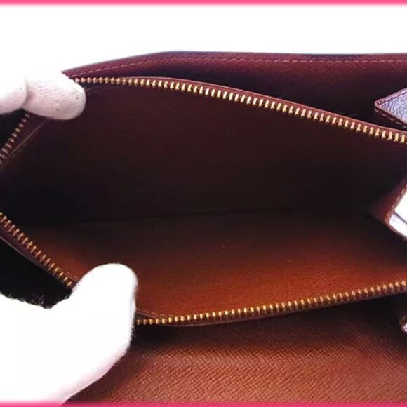 Louis Vuitton Purse Long Wallet Monogram Brown Woman Authentic Used - Picture 3 of 5